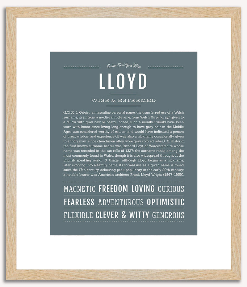 Lloyd | Name Art Print