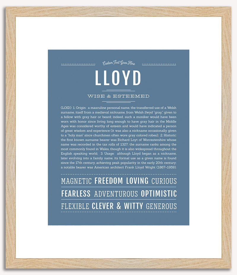 Lloyd | Name Art Print