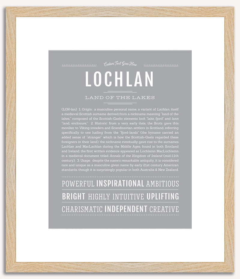 Lochlan | Name Art Print