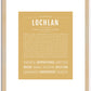 Lochlan | Name Art Print