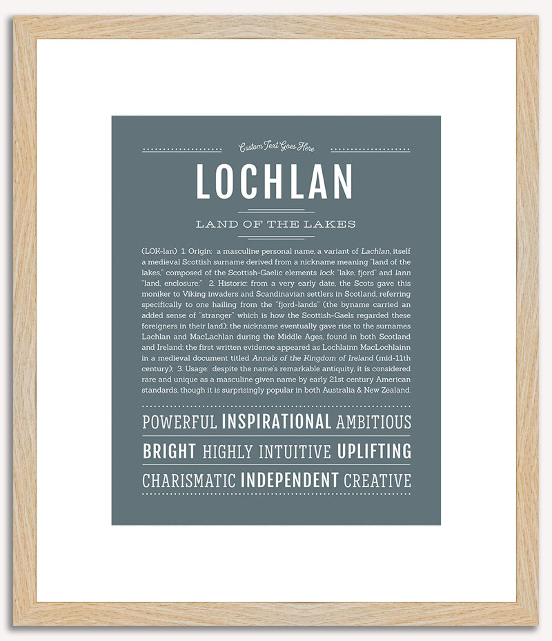 Lochlan | Name Art Print