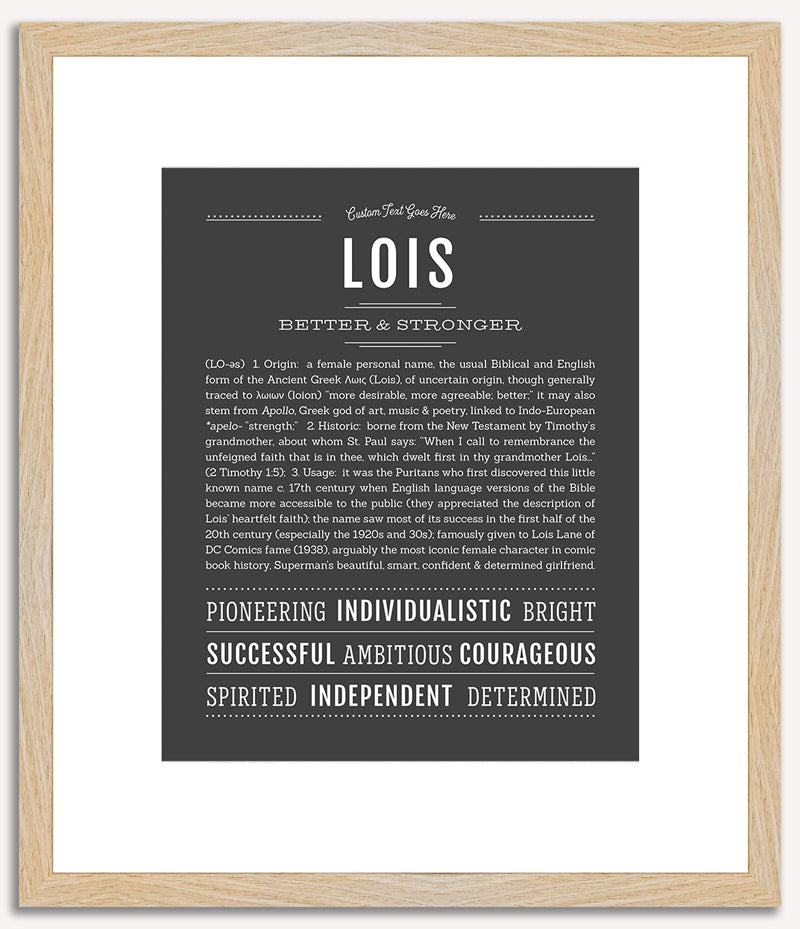 Lois | Name Art Print