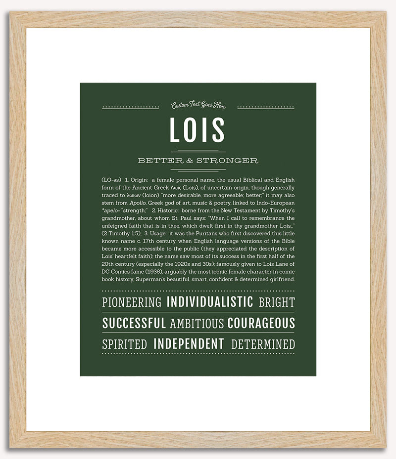 Lois | Name Art Print