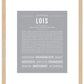 Lois | Name Art Print