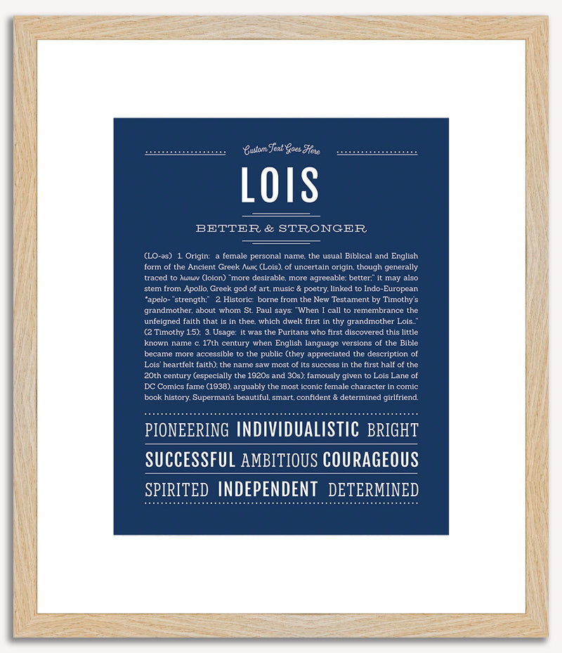 Lois | Name Art Print