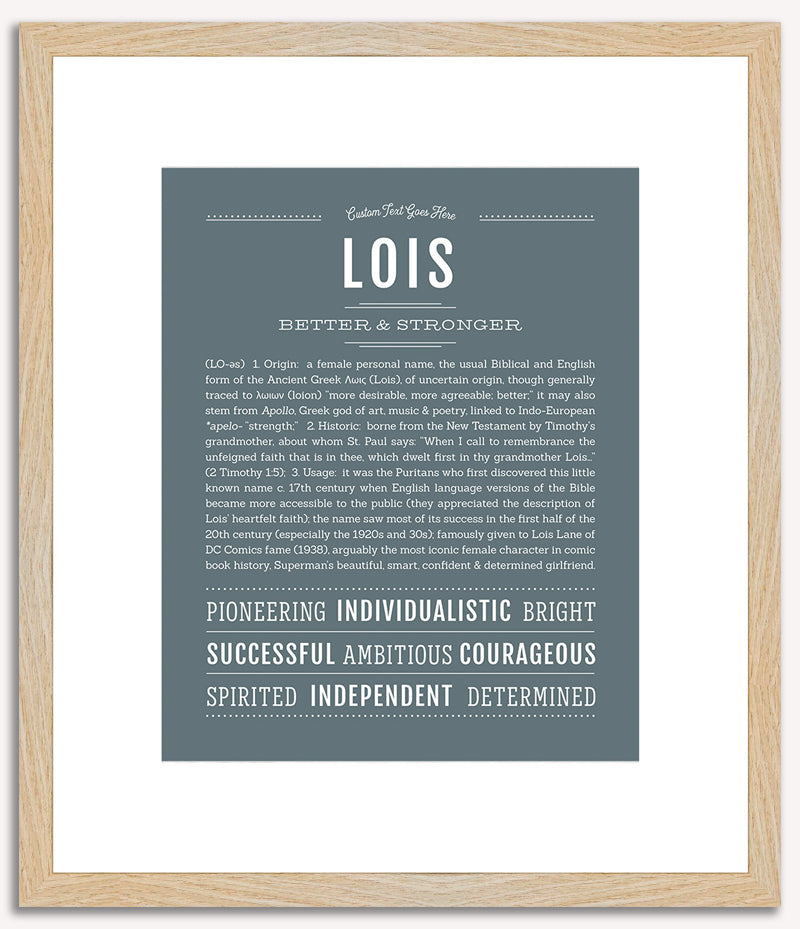 Lois | Name Art Print