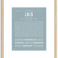 Lois | Name Art Print