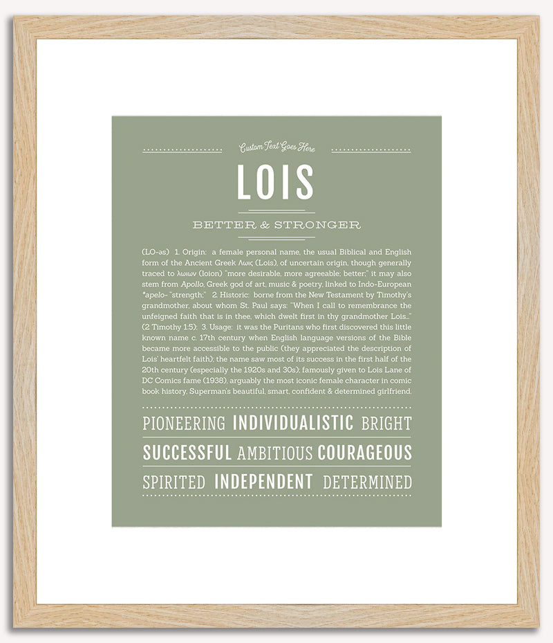 Lois | Name Art Print