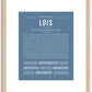 Lois | Name Art Print