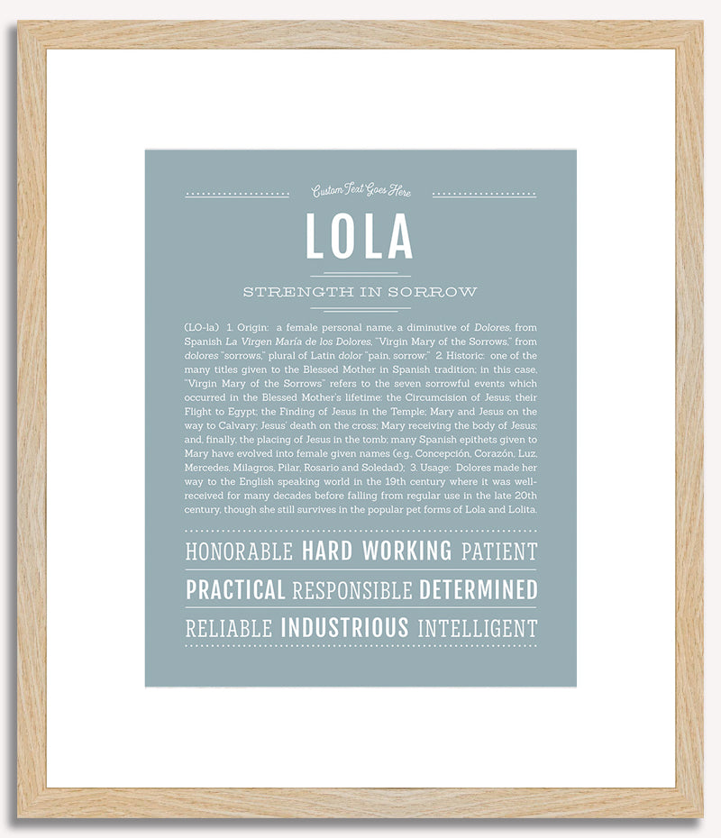 Lola | Name Art Print