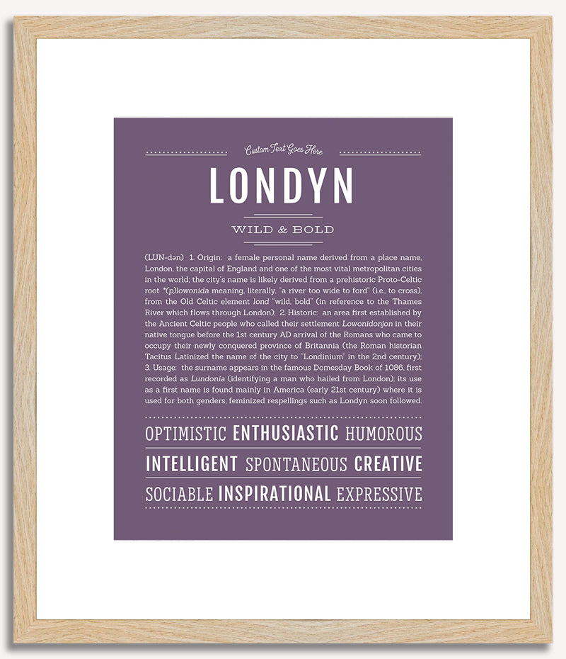 Londyn | Name Art Print