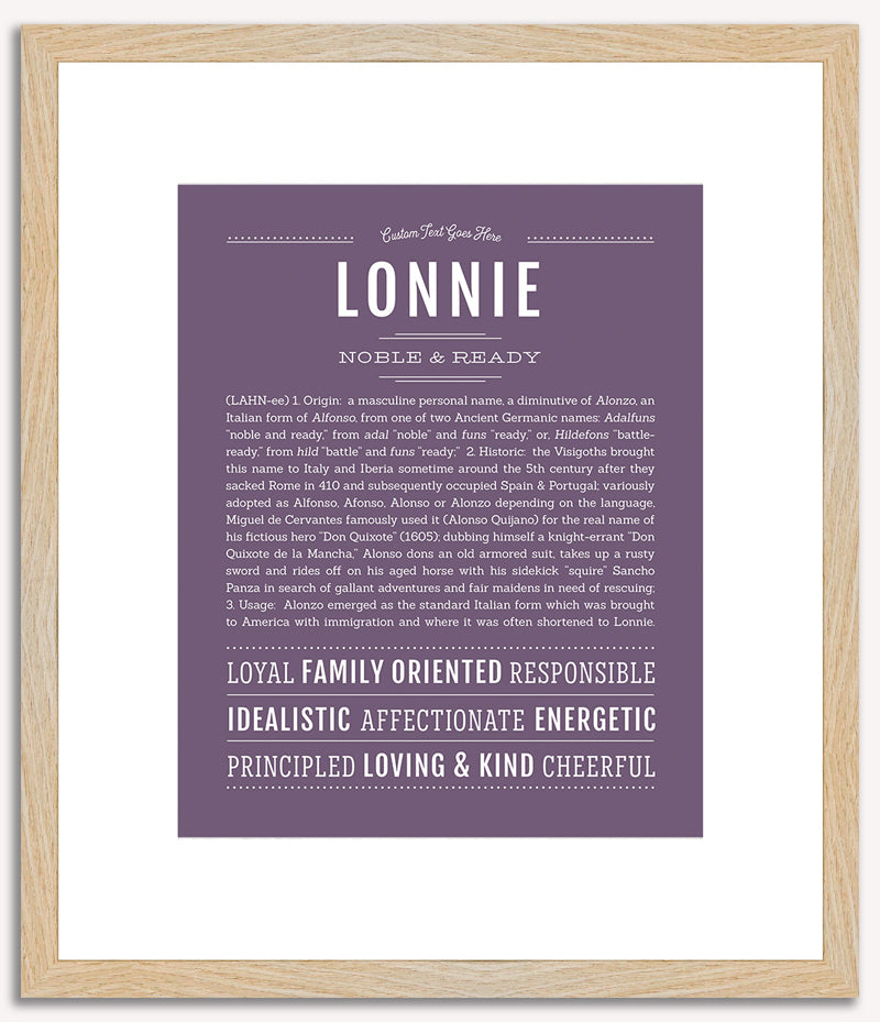 Lonnie | Name Art Print