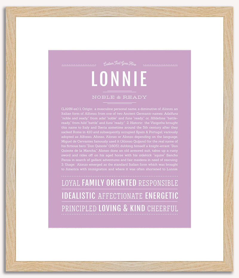 Lonnie | Name Art Print