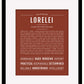 Lorelei | Name Art Print