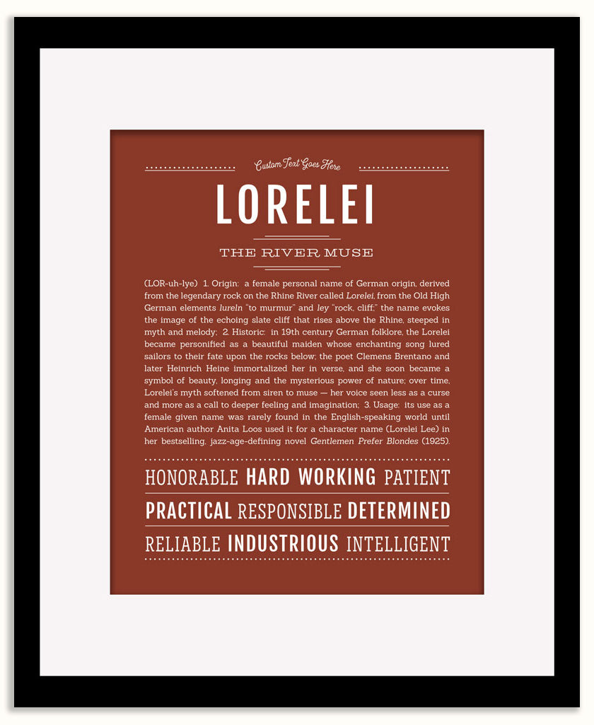 Lorelei | Name Art Print