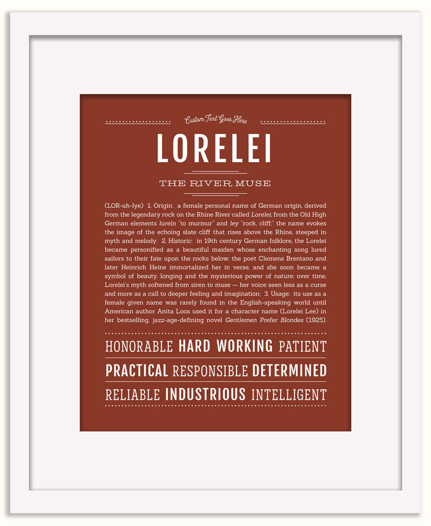 Lorelei | Name Art Print