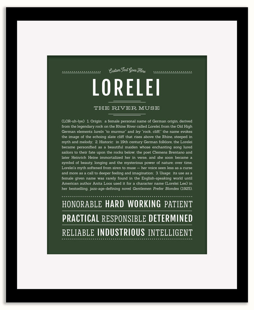 Lorelei | Name Art Print