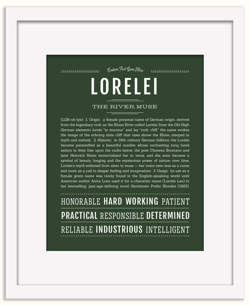Lorelei | Name Art Print