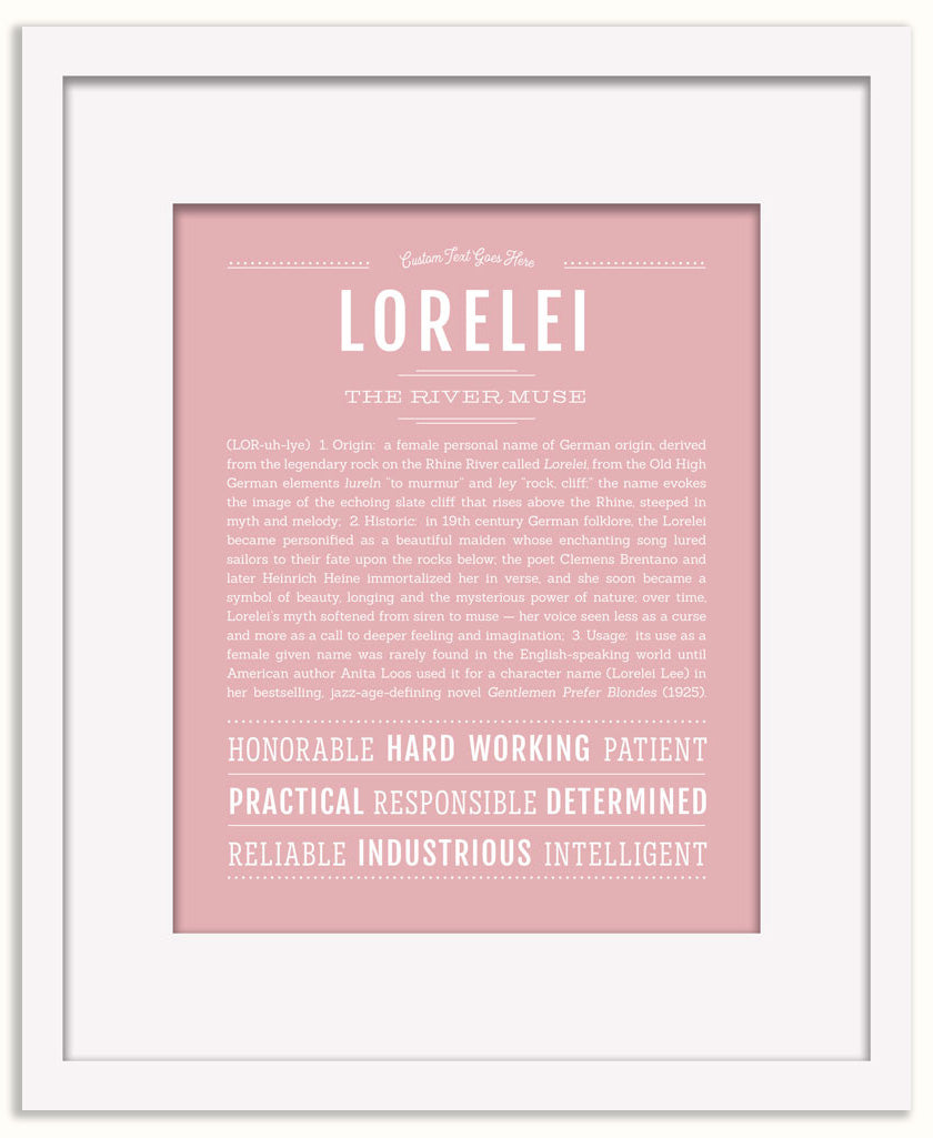Lorelei | Name Art Print