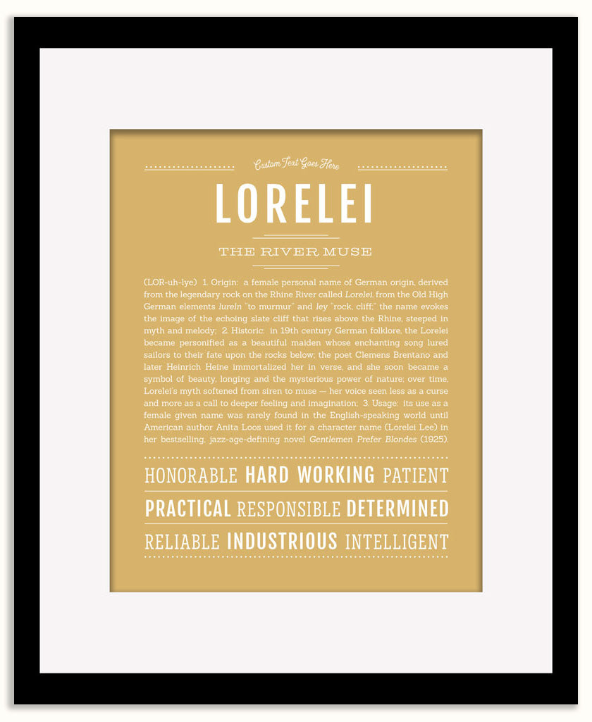 Lorelei | Name Art Print