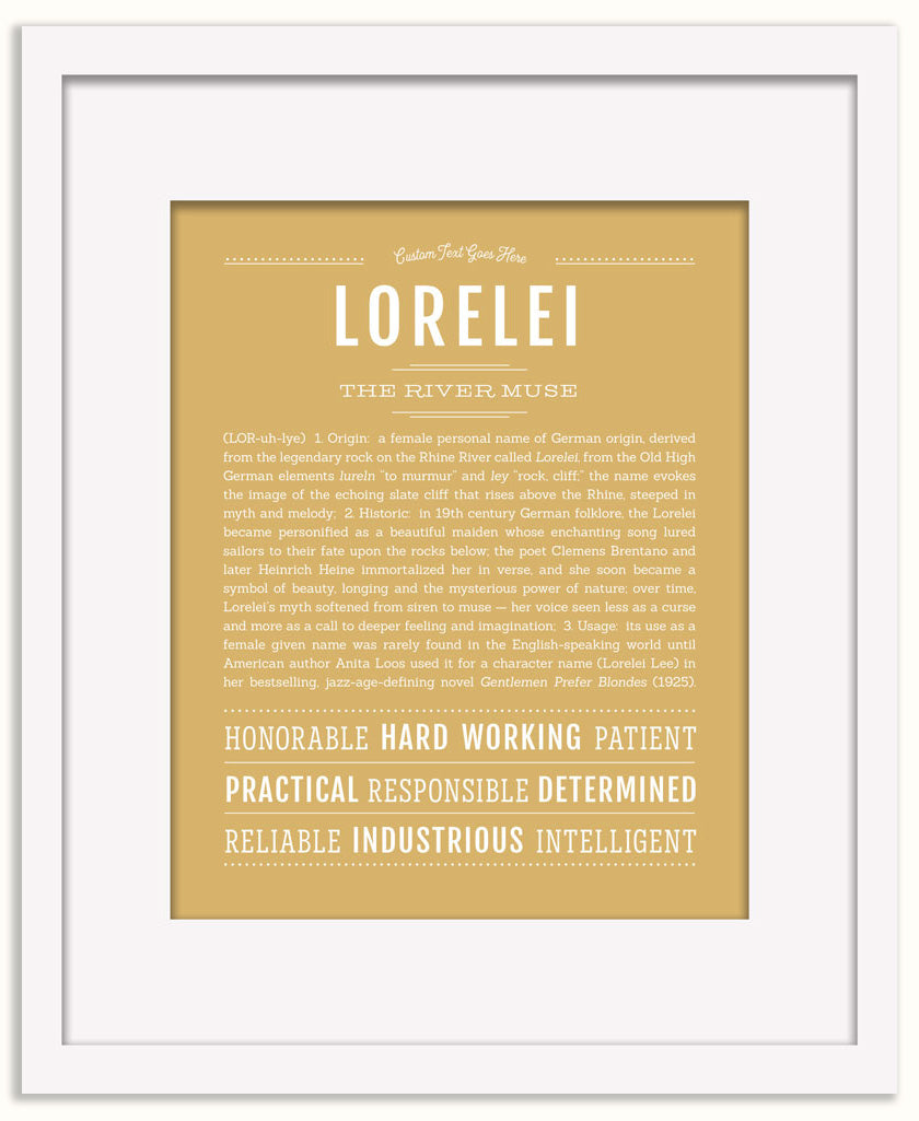 Lorelei | Name Art Print