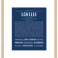 Lorelei | Name Art Print