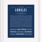 Lorelei | Name Art Print