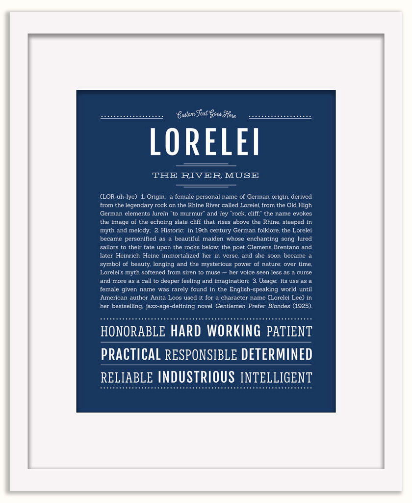 Lorelei | Name Art Print