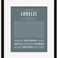 Lorelei | Name Art Print