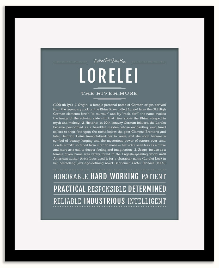 Lorelei | Name Art Print
