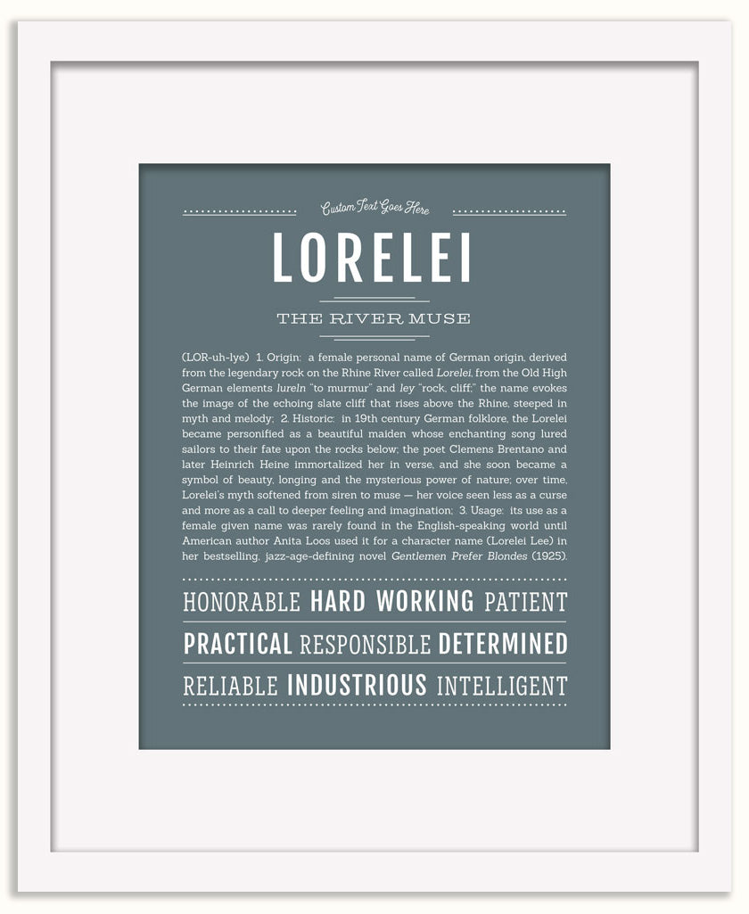Lorelei | Name Art Print