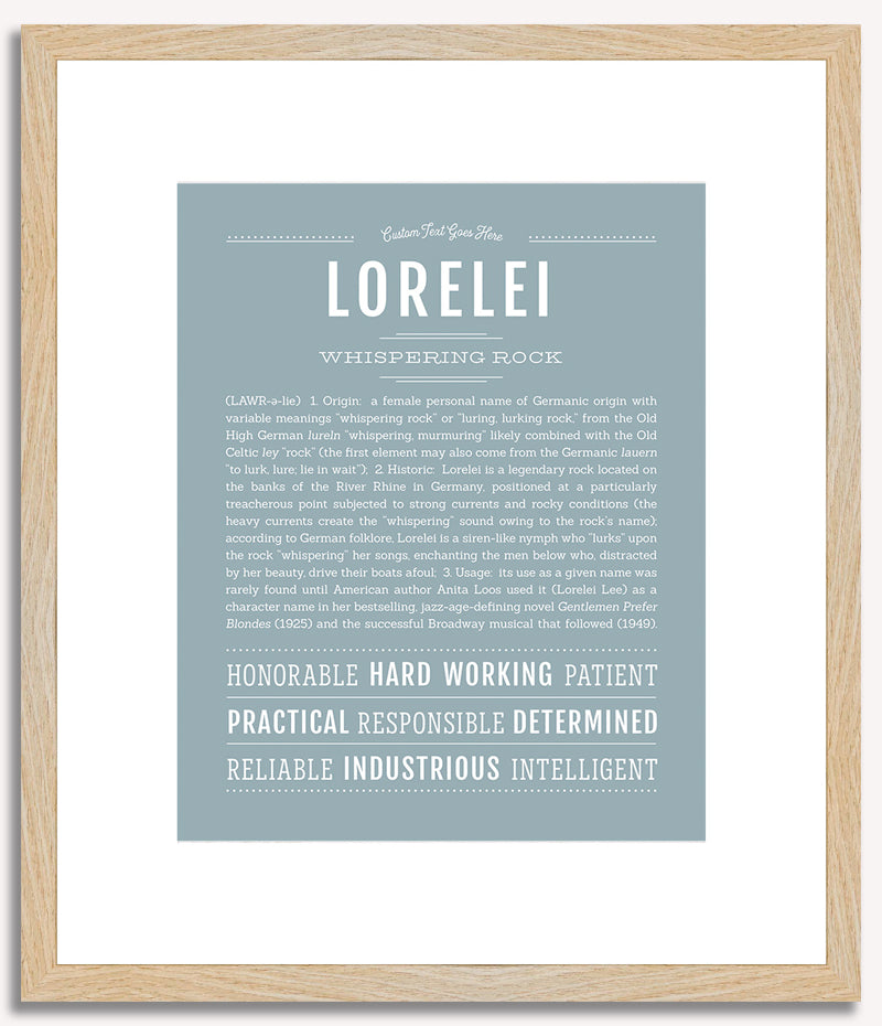 Lorelei | Name Art Print