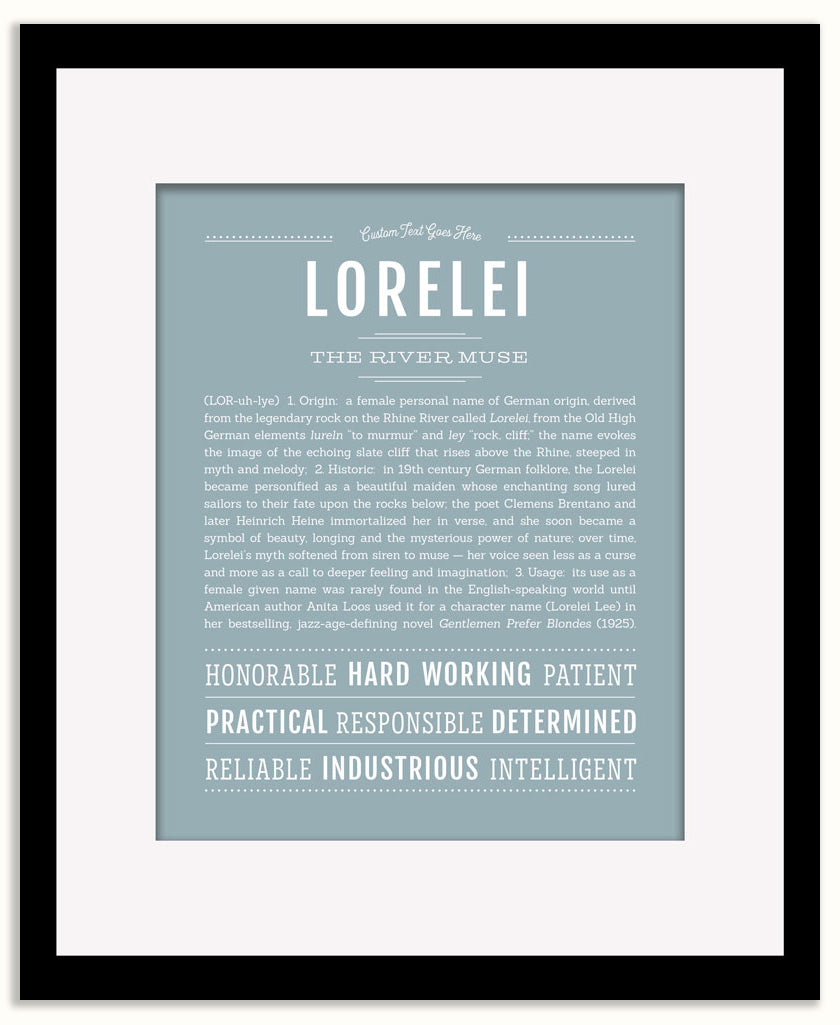 Lorelei | Name Art Print