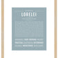Lorelei | Name Art Print