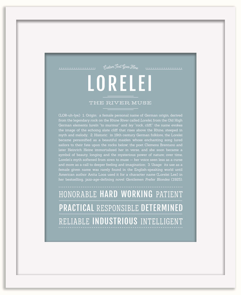 Lorelei | Name Art Print