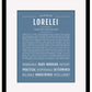 Lorelei | Name Art Print