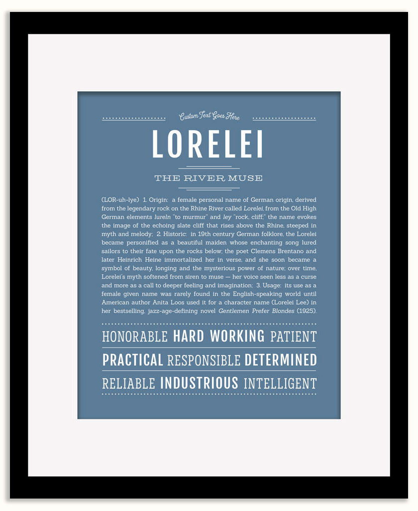Lorelei | Name Art Print