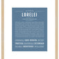 Lorelei | Name Art Print