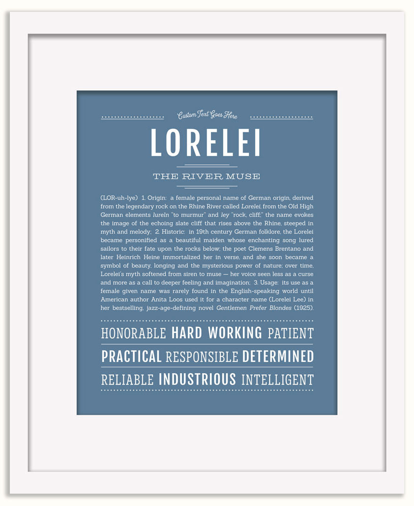 Lorelei | Name Art Print
