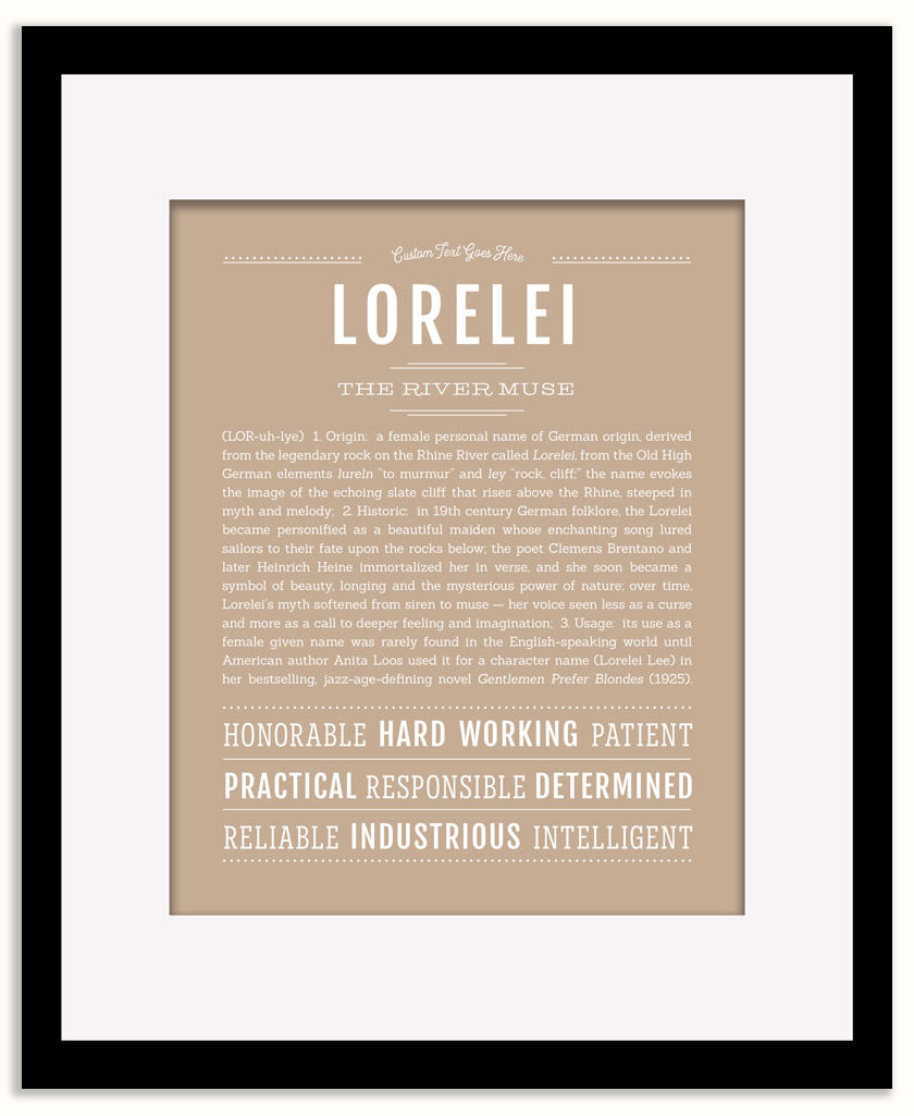 Lorelei | Name Art Print