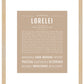Lorelei | Name Art Print
