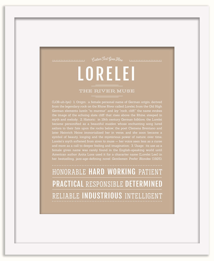 Lorelei | Name Art Print