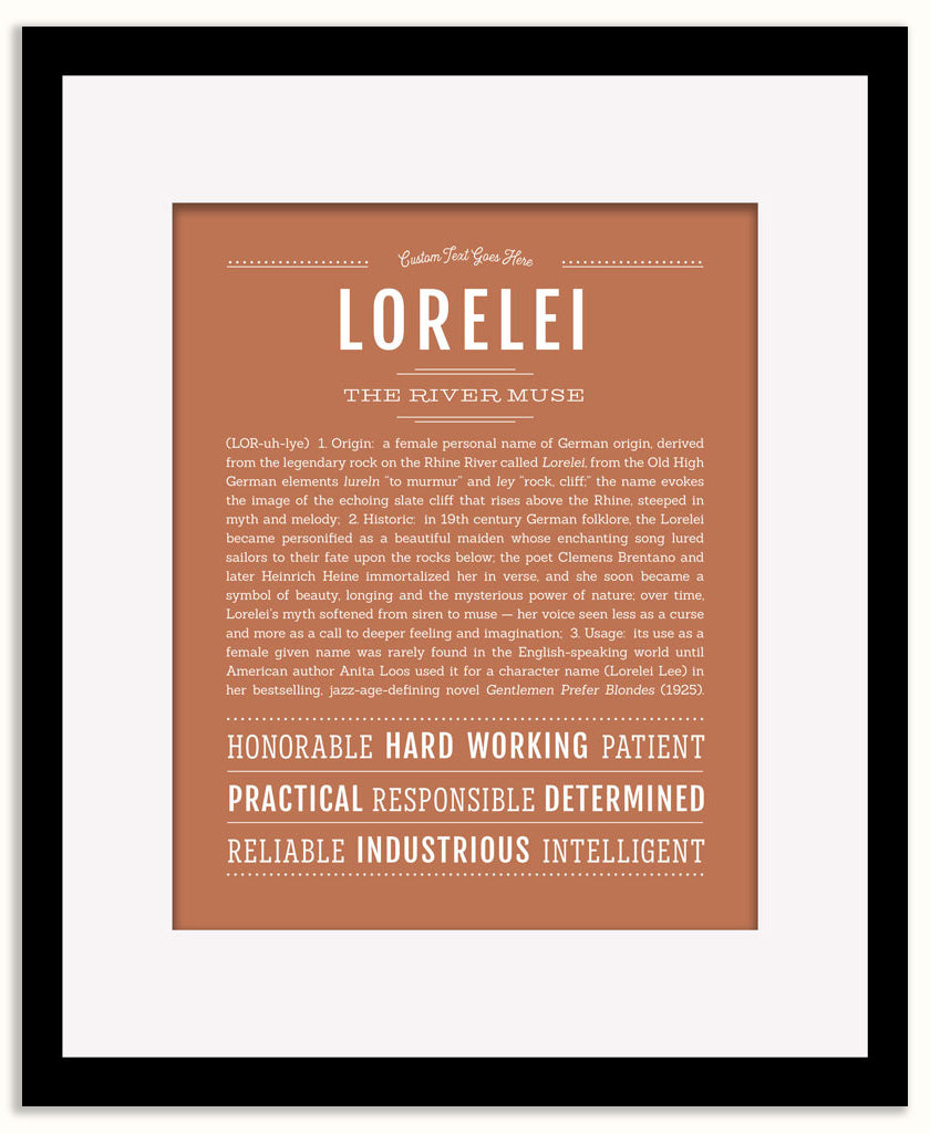 Lorelei | Name Art Print