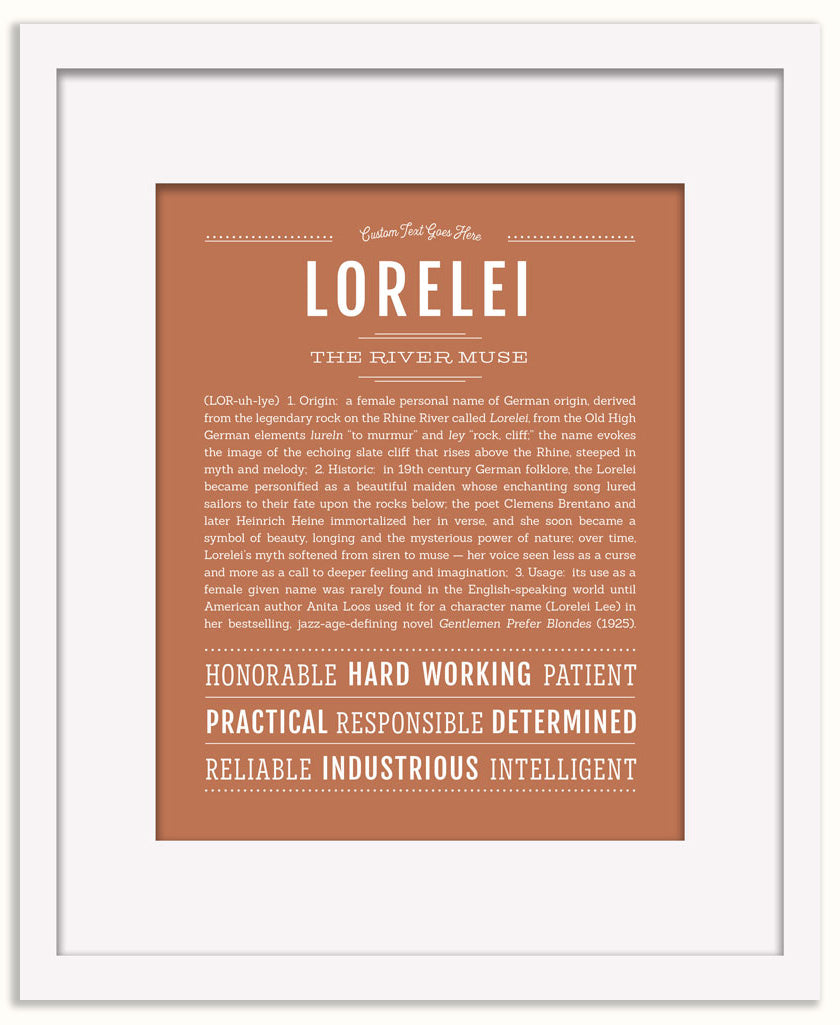 Lorelei | Name Art Print