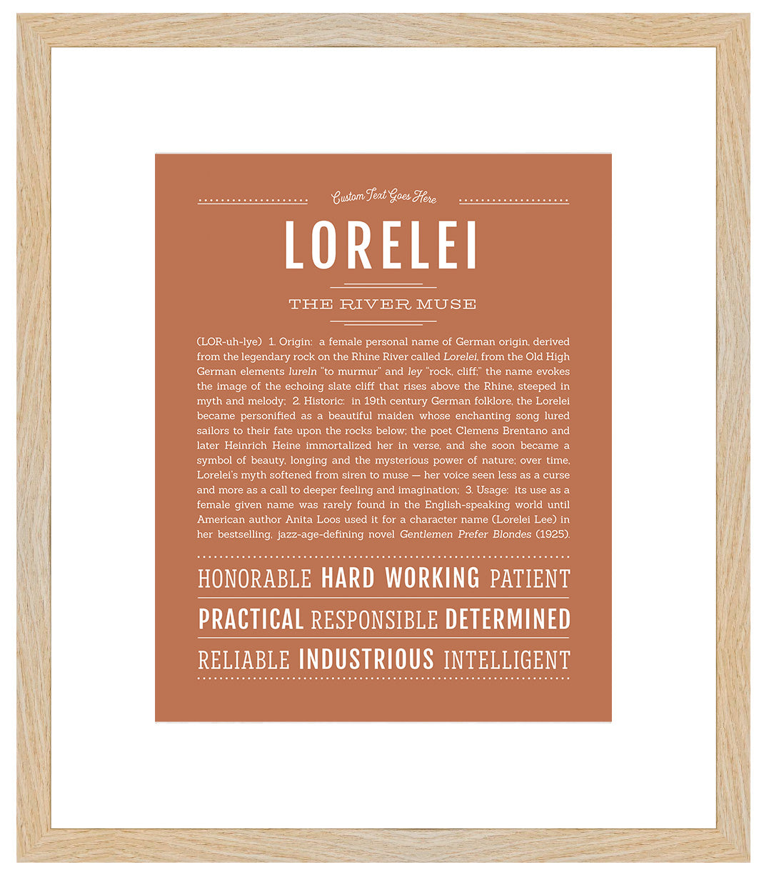 Frame Options | Terra Cotta | White Frame, Matted