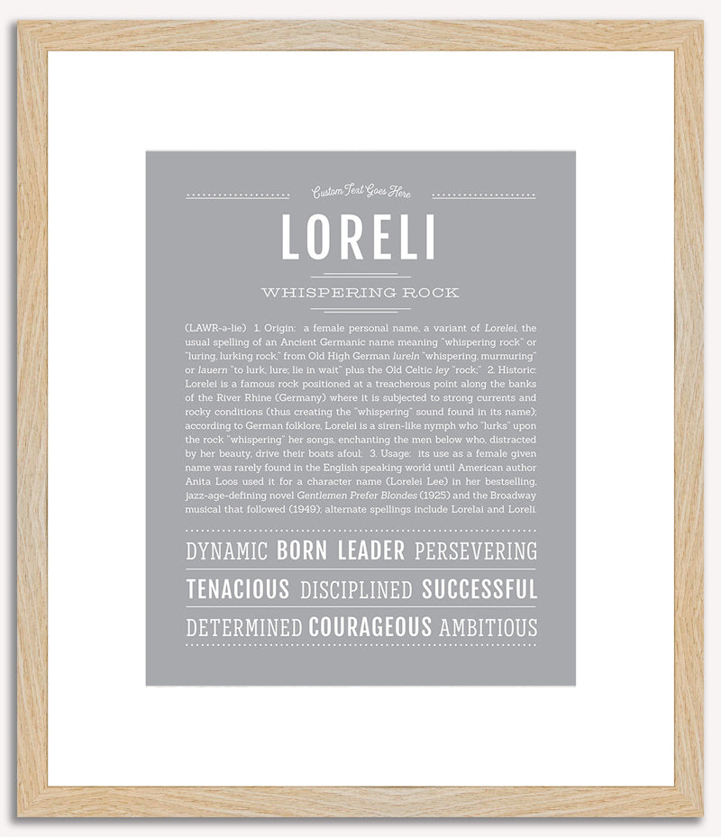 Loreli | Name Art Print