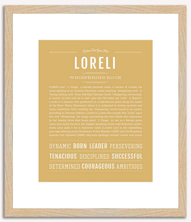 Loreli | Name Art Print