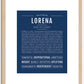 Lorena | Name Art Print