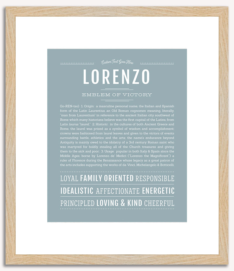 Lorenzo | Name Art Print