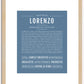 Lorenzo | Name Art Print